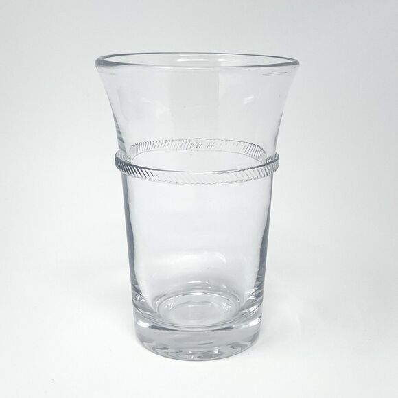 Artland Juniper Highball Glass Tumbler Applied Embossed Rope Blown 5.25” - Picture 1 of 9